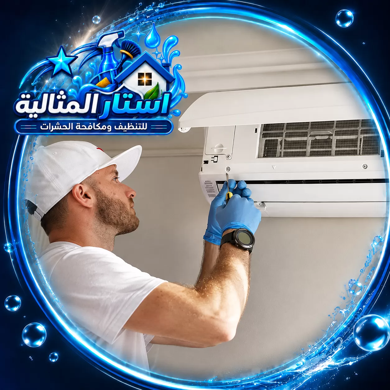 شركة صيانة مكيفات الخبر 0562185880 شركة استار المثالية Air Conditioning Maintenance Al Khobar 1
