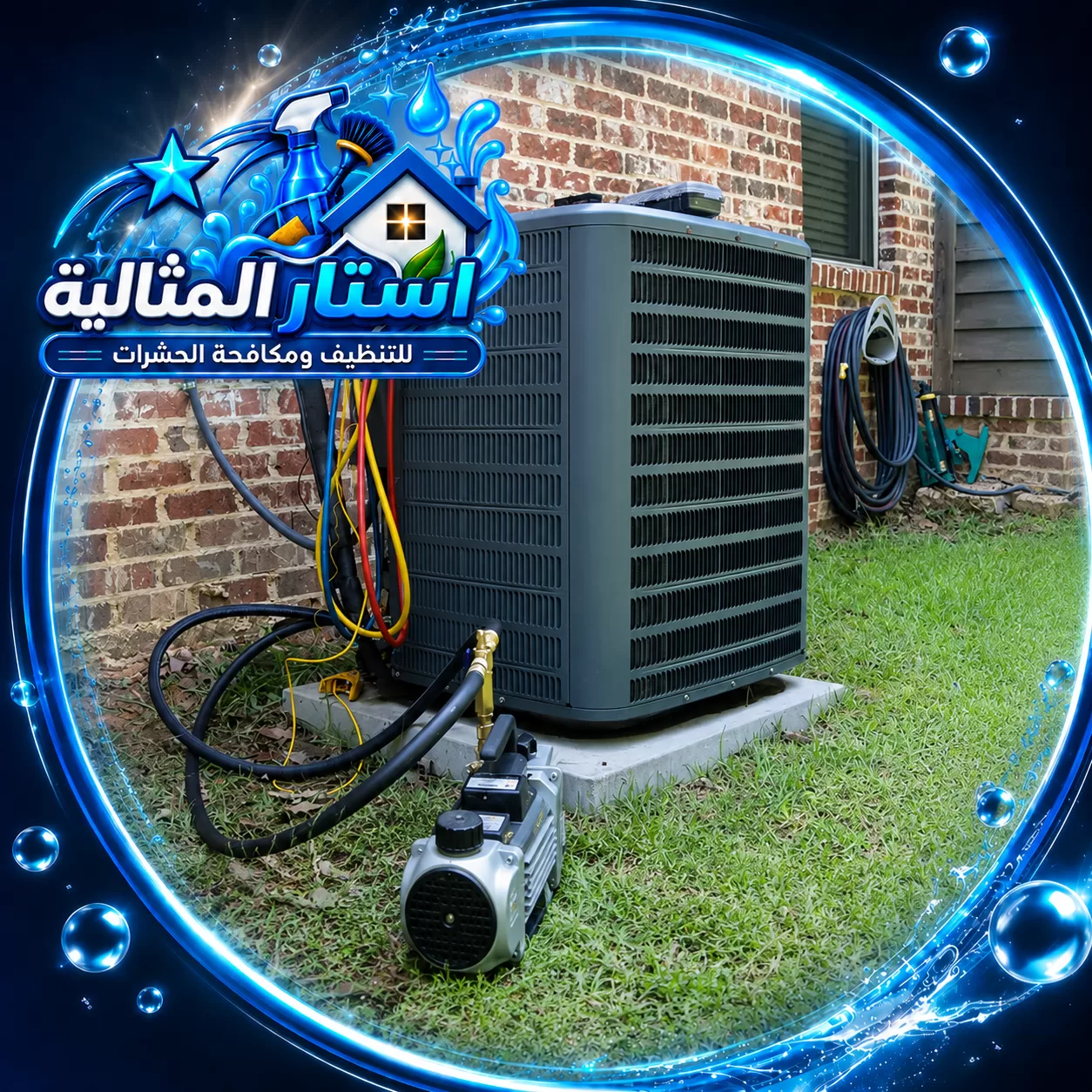 تنظيف وصيانة المكيفات بالجبيل 0562185880 شركة استار المثالية Air conditioner cleaning and maintenance in Jubail 1