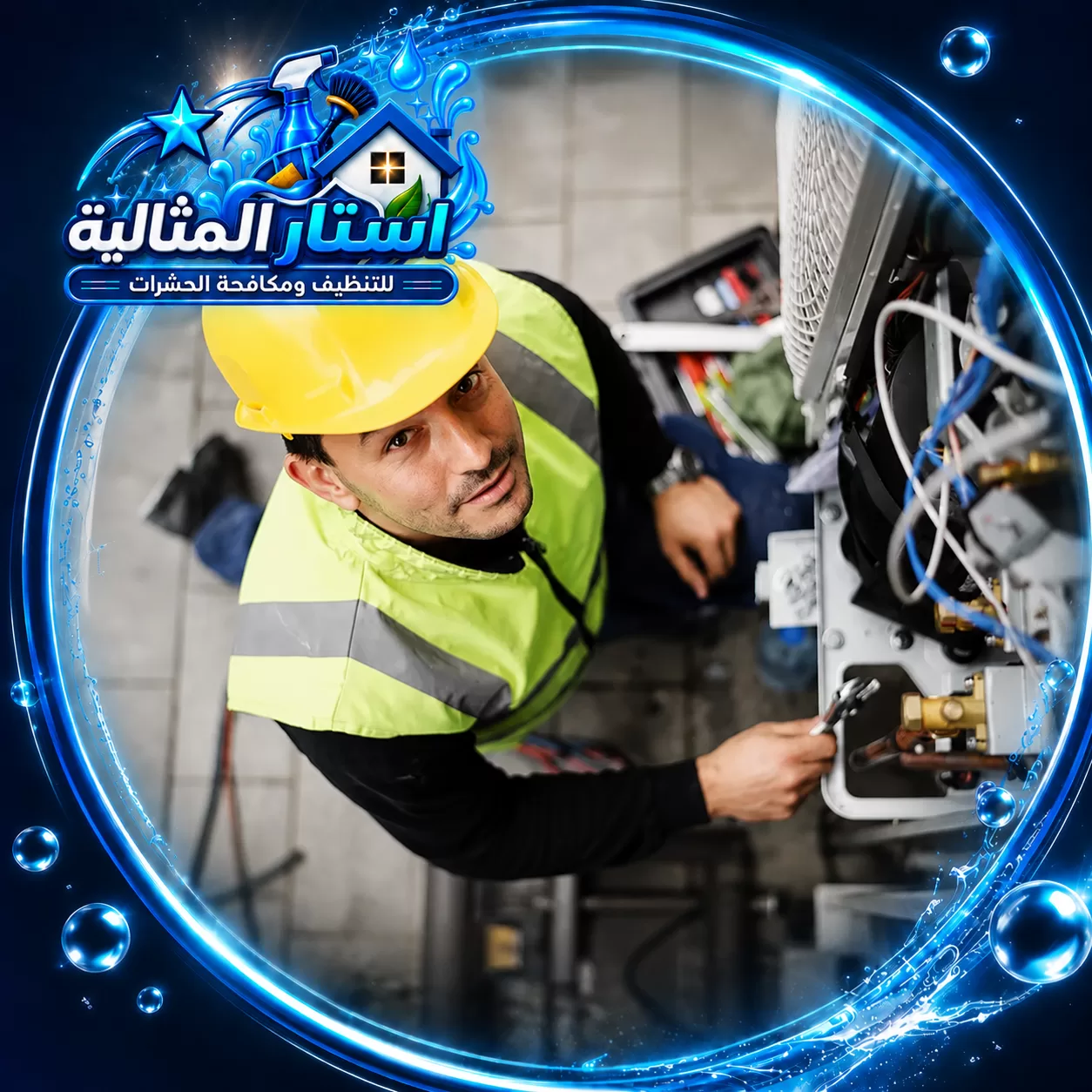 تركيب مكيفات القطيف 0562185880 شركة استار المثالية Air conditioner installation in Qatif 1