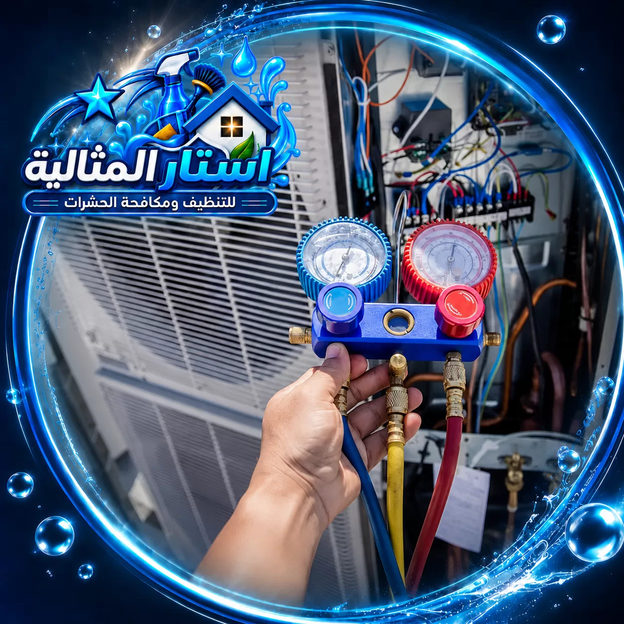 صيانة المكيفات في رأس تنورة 0562185880 شركة استار المثالية Air conditioner maintenance in Ras Tanura 1