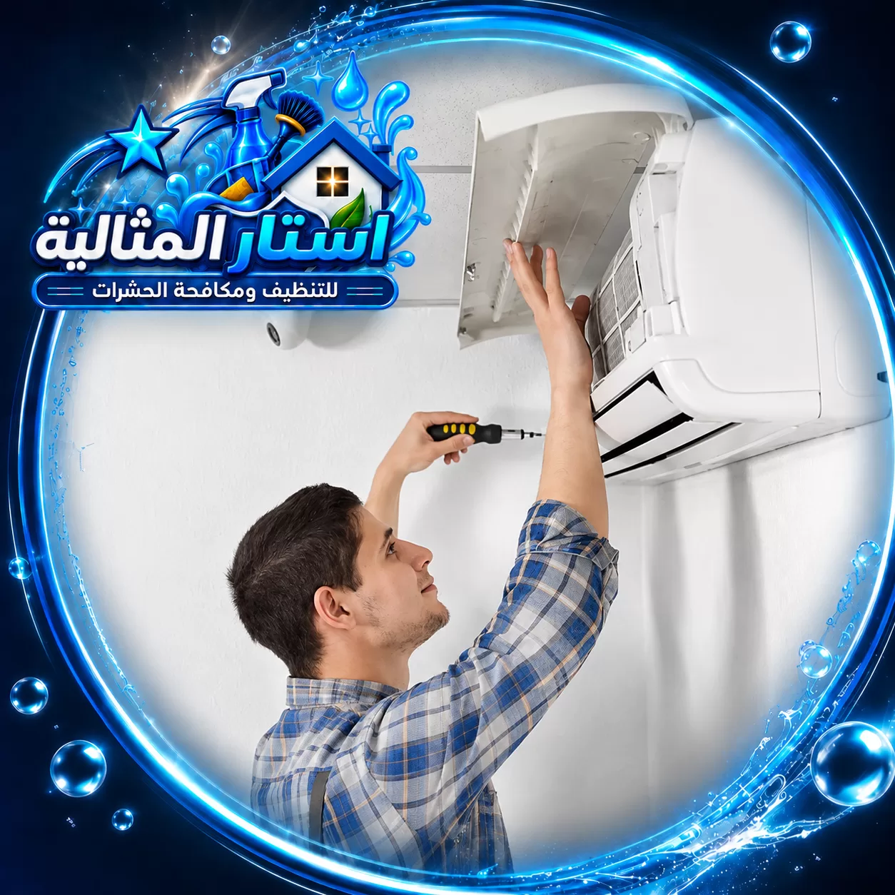صيانة مكيفات للمنشآت التجارية بالخبر 0562185880شركة استار المثالية Air conditioning maintenance for commercial establishments in Al Khobar 1