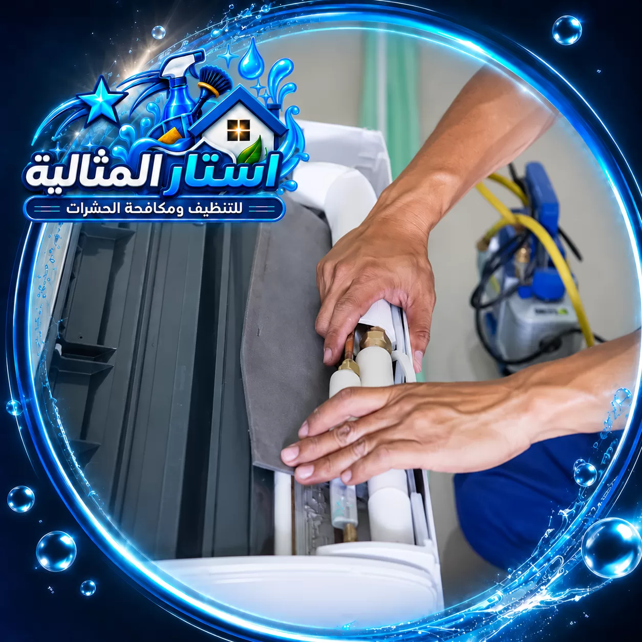 Central air conditioning installation in Dhahran 1