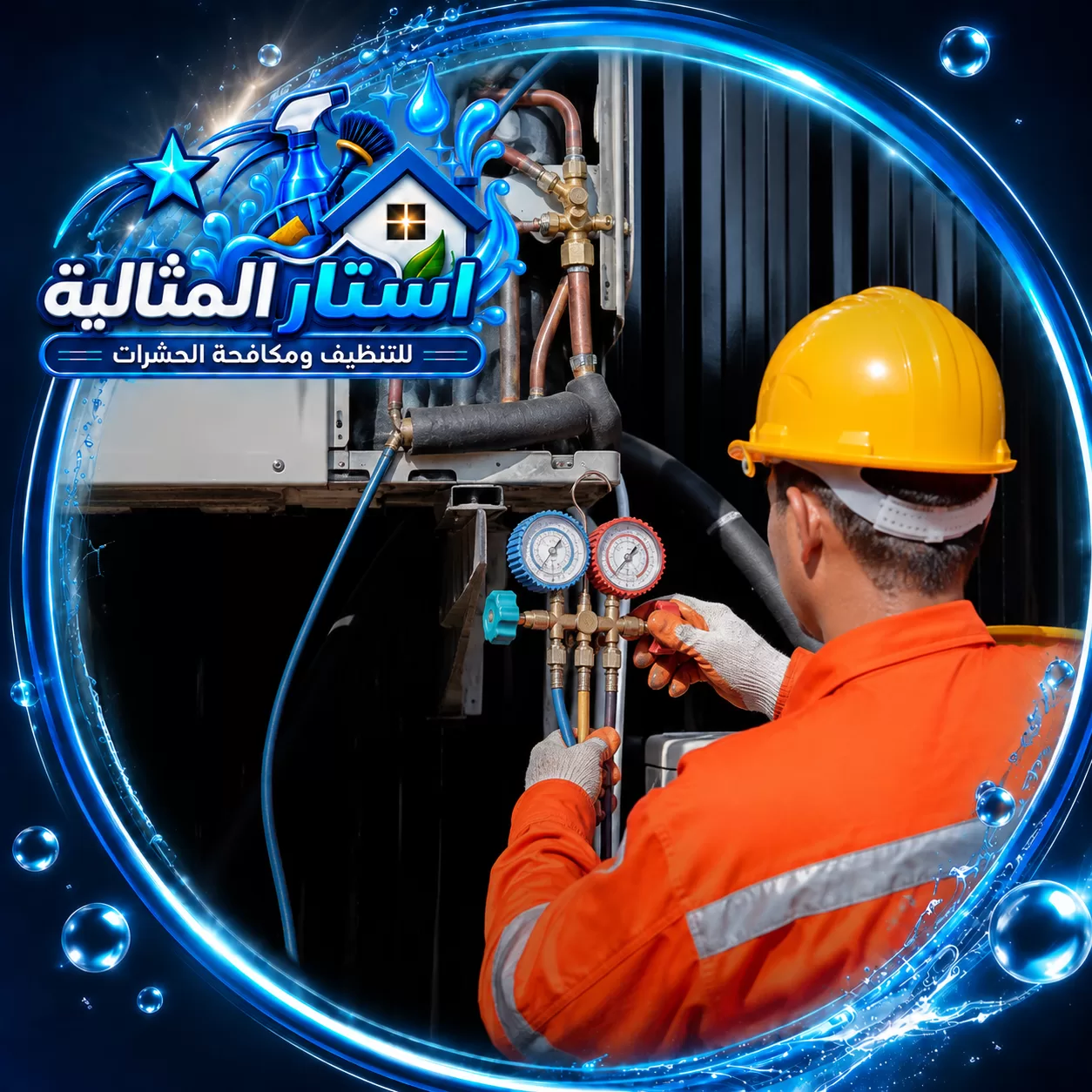 Repairing water leaks from an air conditioner 1
