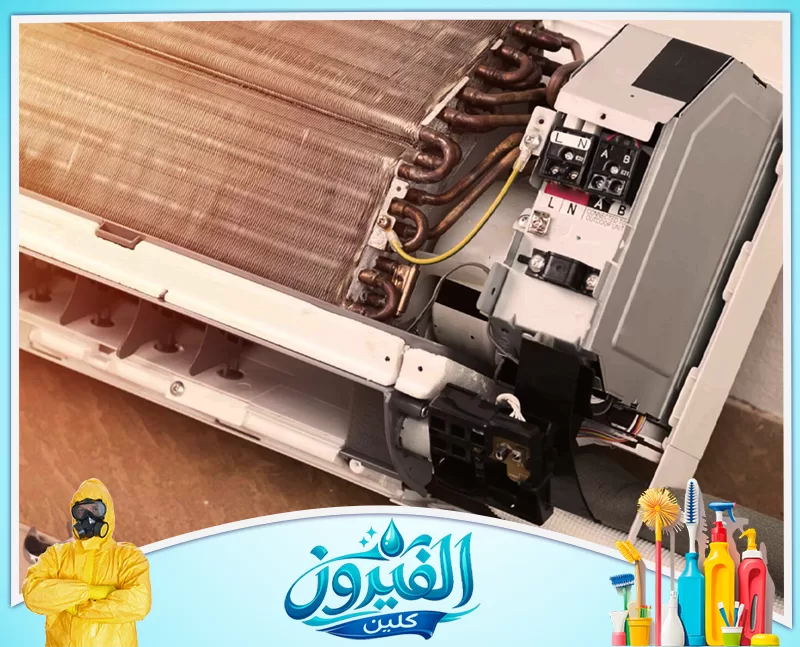 تركيب مكيفات اسبليت بالخبر 0562185880 شركة الفيروز تفصيلية للأجزاء الداخلية لوحدة تكييف