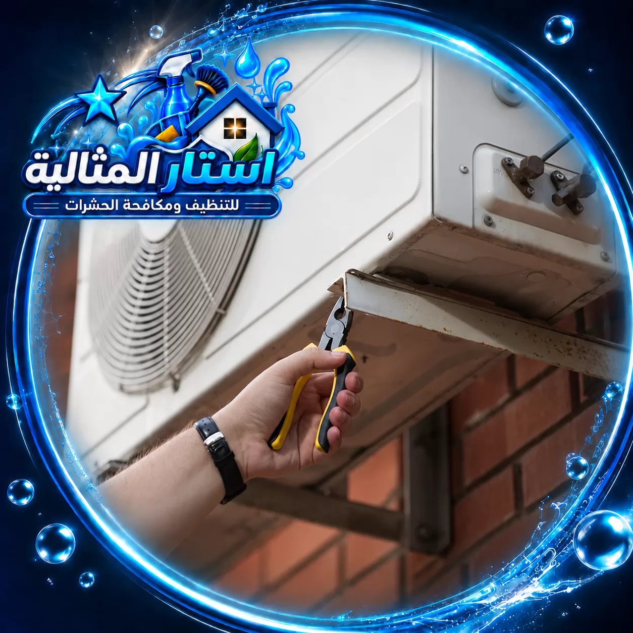 Split air conditioner installation in Dammam 1