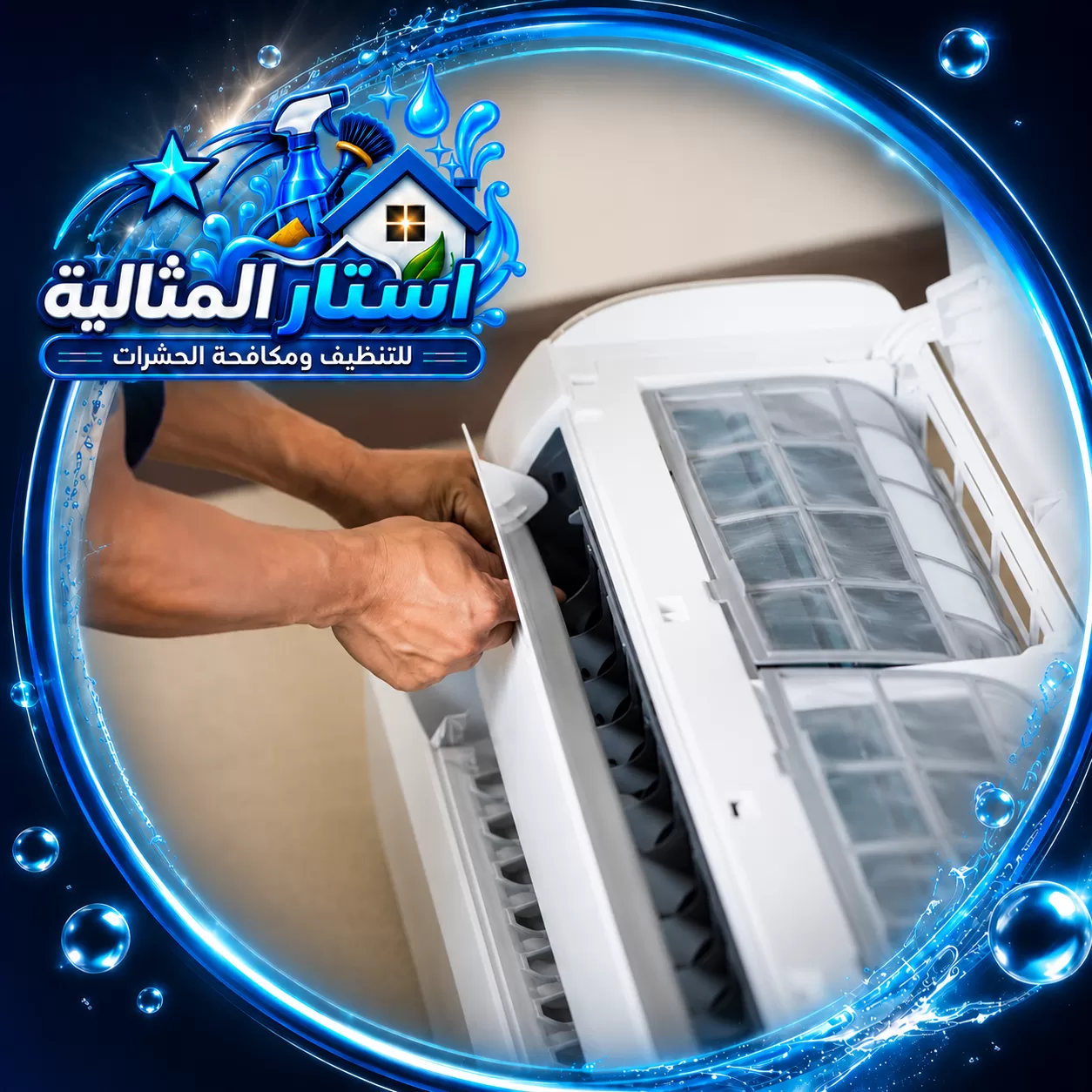 تركيب مكيفات سبليت بالقطيف 0562185880 شركة استار المثالية Split air conditioner installation in Qatif 1 1