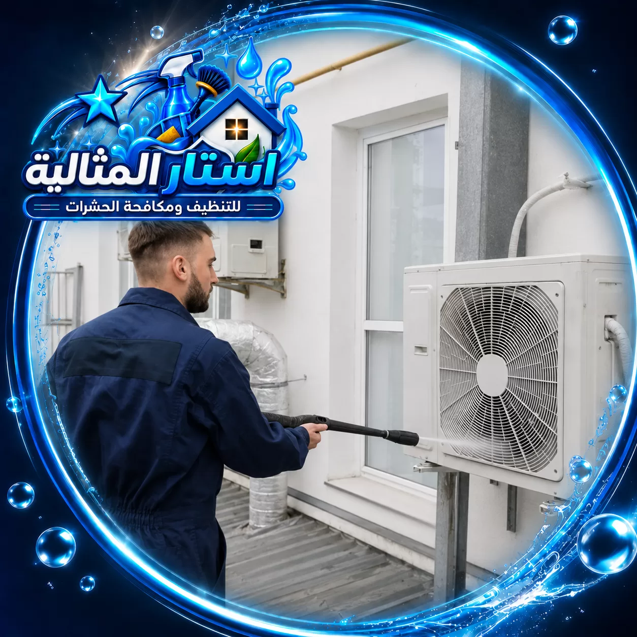 Window AC cleaning in Dhahran 1