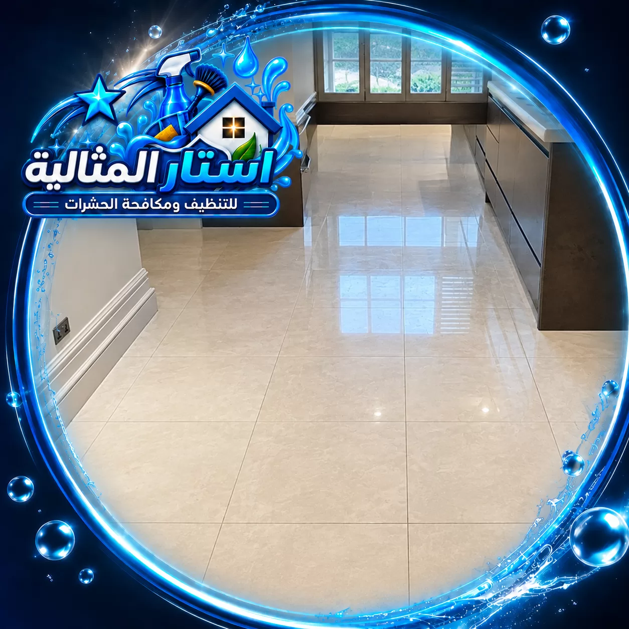 خدمات تنظيف شقق بالجبيل تشمل ترتيب المساحات والعناية بالتفاصيل الداخلية للمنزل.