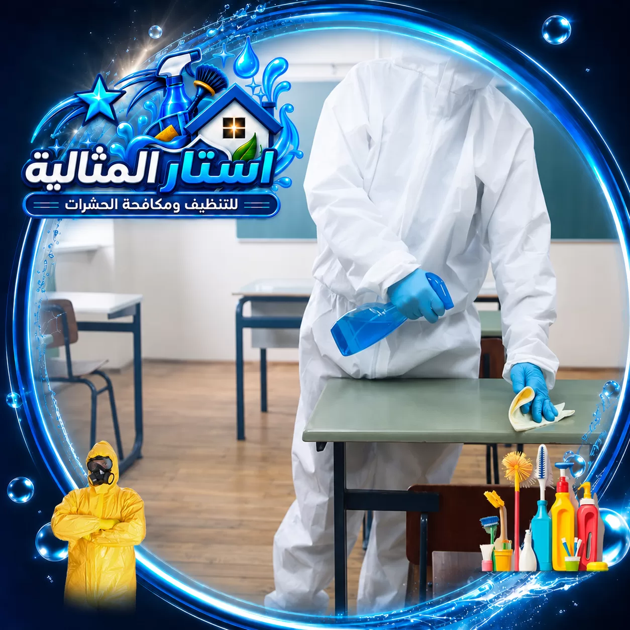 school corridor cleaning dammam 1