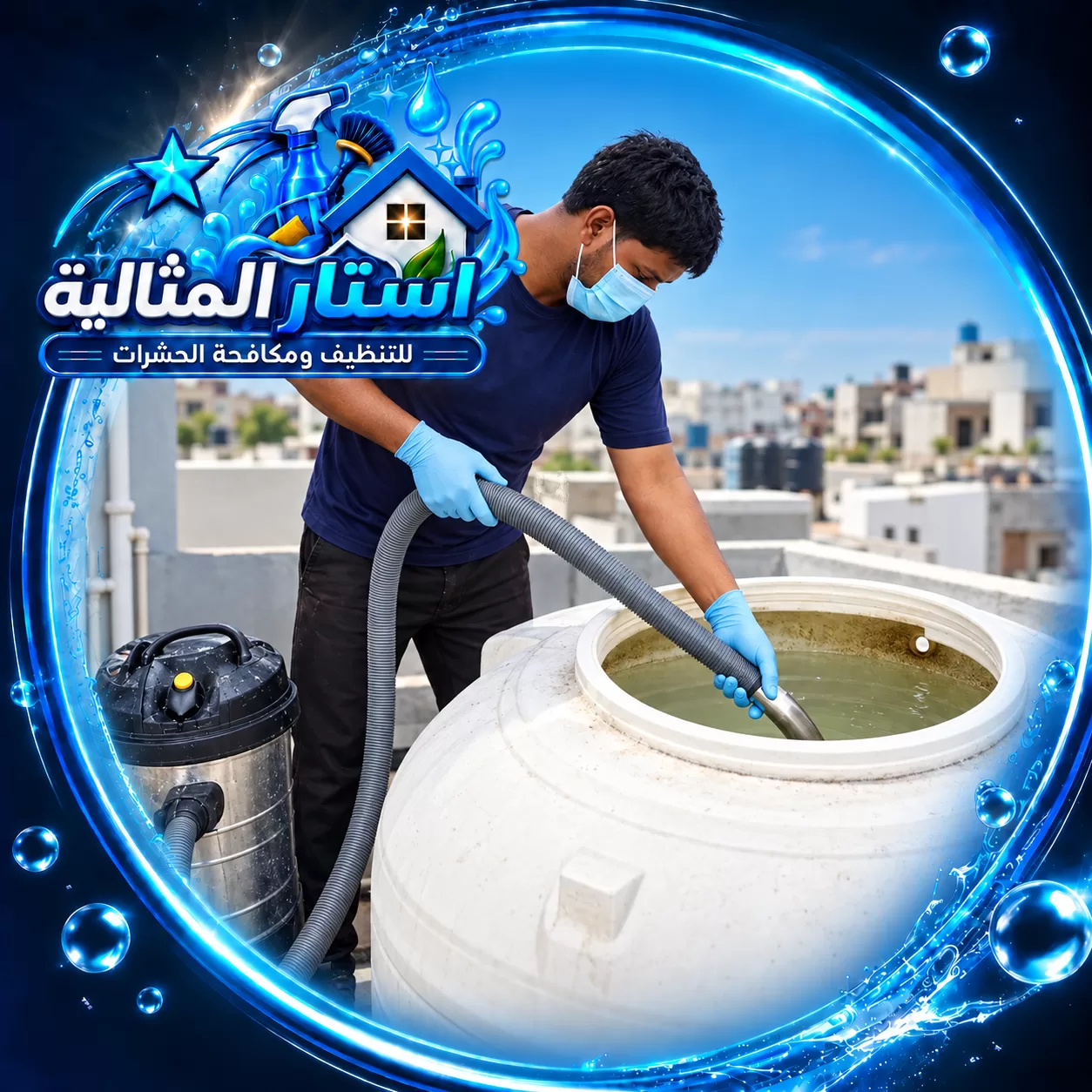 شركة تنظيف خزانات بالقطيف 3 تنظيف خزانات بالقطيف بخدمات متخصصة لإزالة الرواسب وتعقيم الخزانات باستخدام أدوات حديثة للحفاظ على المياه.