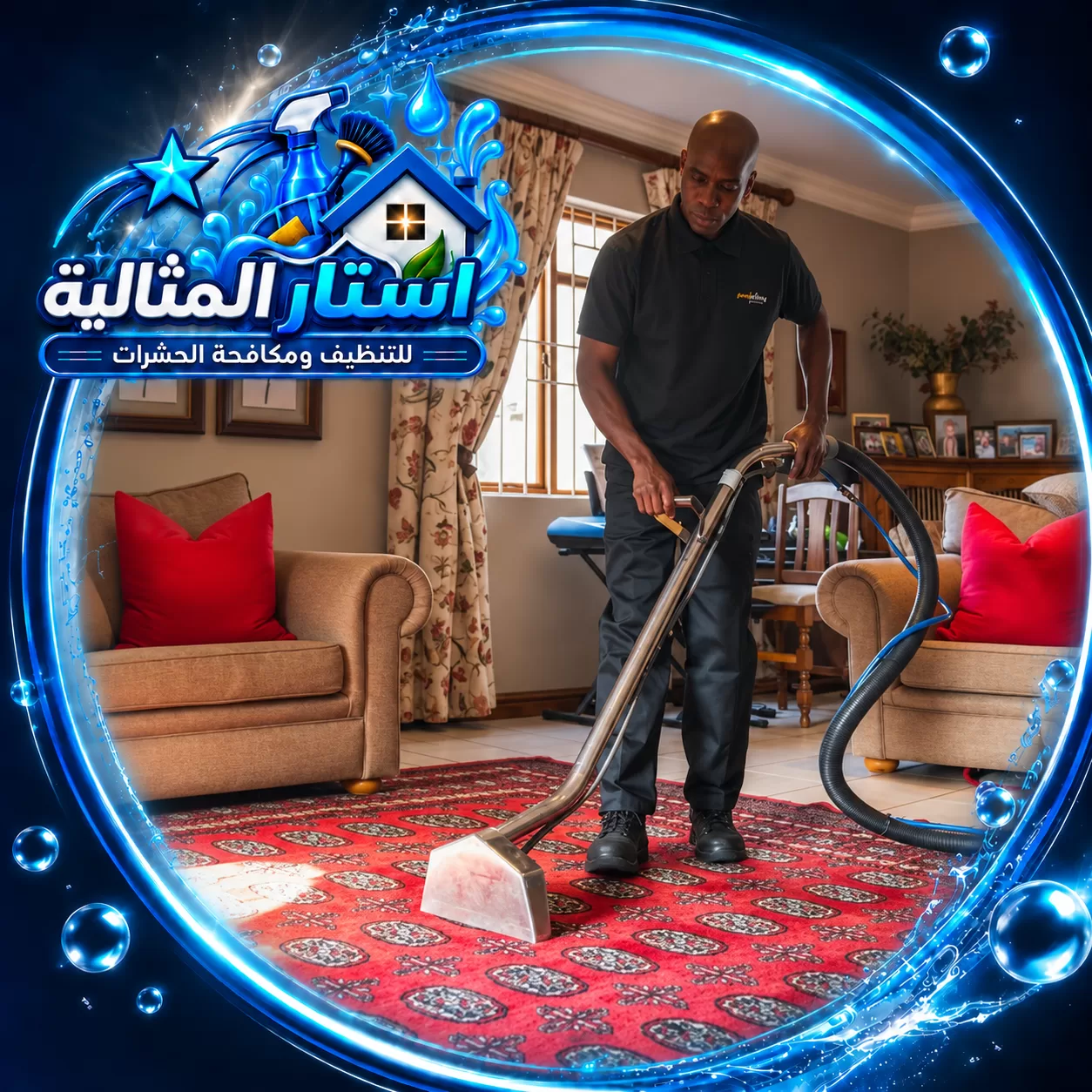 تنظيف سجاد المنزل بالظهران بخدمة احترافية تصل إلى منزلك للحفاظ على النظافة.